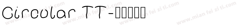 Circular TT字体转换